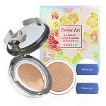 Кушон с запасным блоком и 2 спонжами 01 Flower-art Luminant Cover Cushion 01